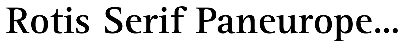Rotis Serif Paneuropean 65 Bold